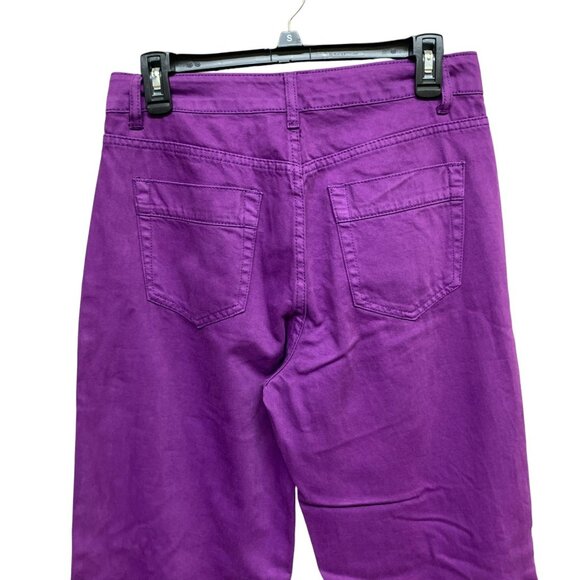 NEW FRNCH Paris Aline Violet Jeans Women’s Size 28 Wide Leg High Waisted Rise - Picture 6 of 15